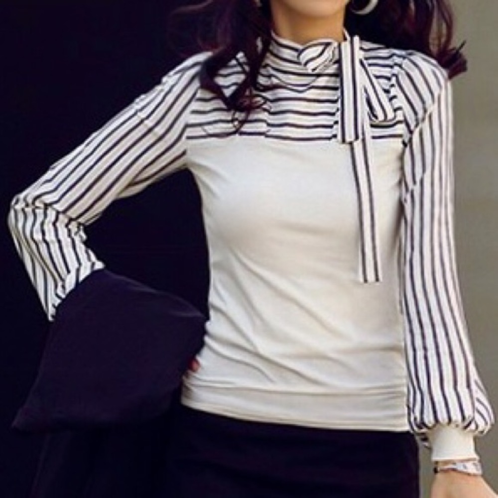 White striped top - Picture 1 of 7